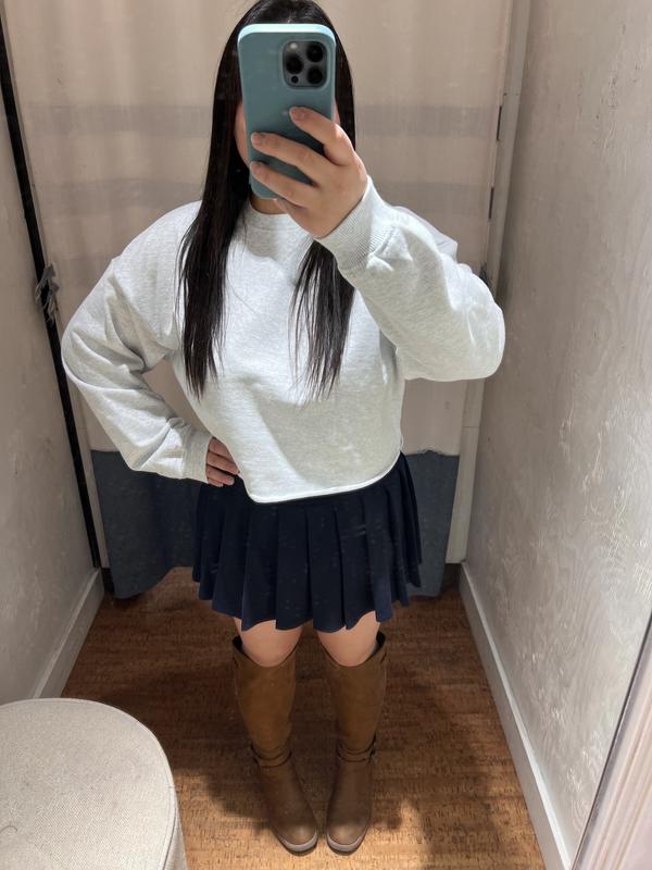 Pique Pleated Active Skort