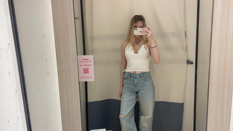 Low Rise Baggy Jeans