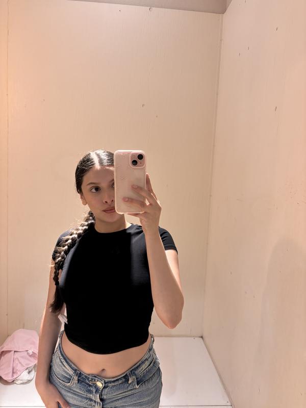 Crewneck Cropped T-Shirt