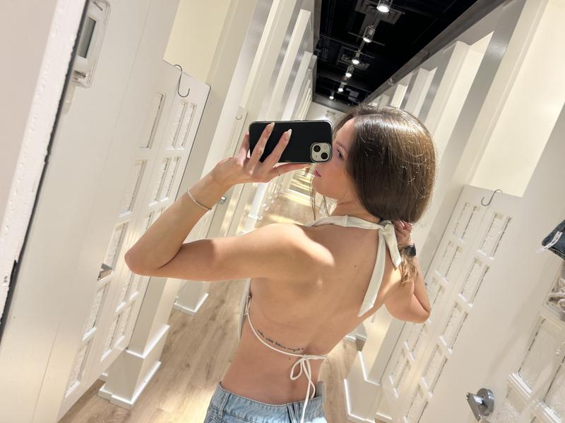 Open Back Cowl Top