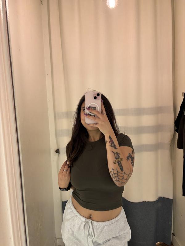 Crewneck Cropped T-Shirt