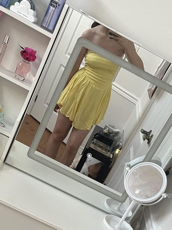 Kayley Smocked Tube Romper