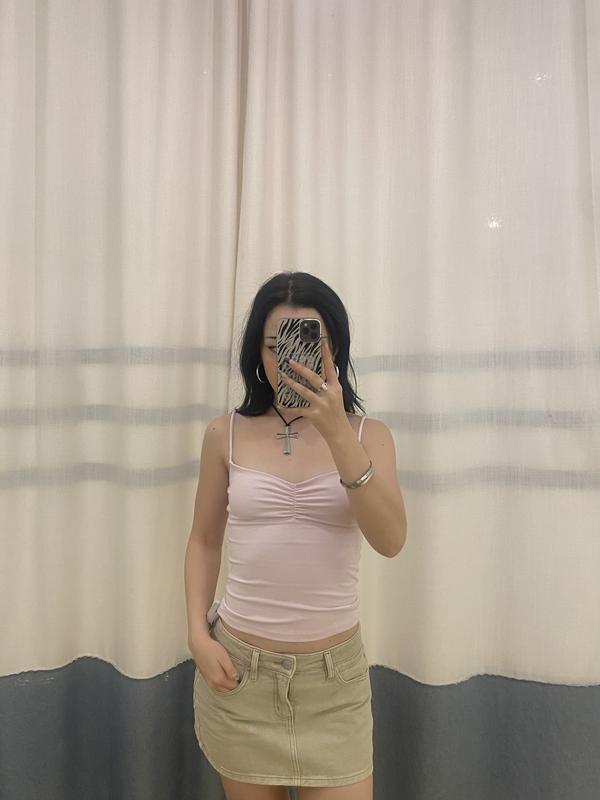 Ruched Sweetheart Cami Top