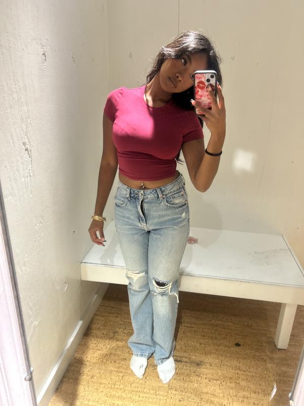 Crewneck Cropped T-Shirt