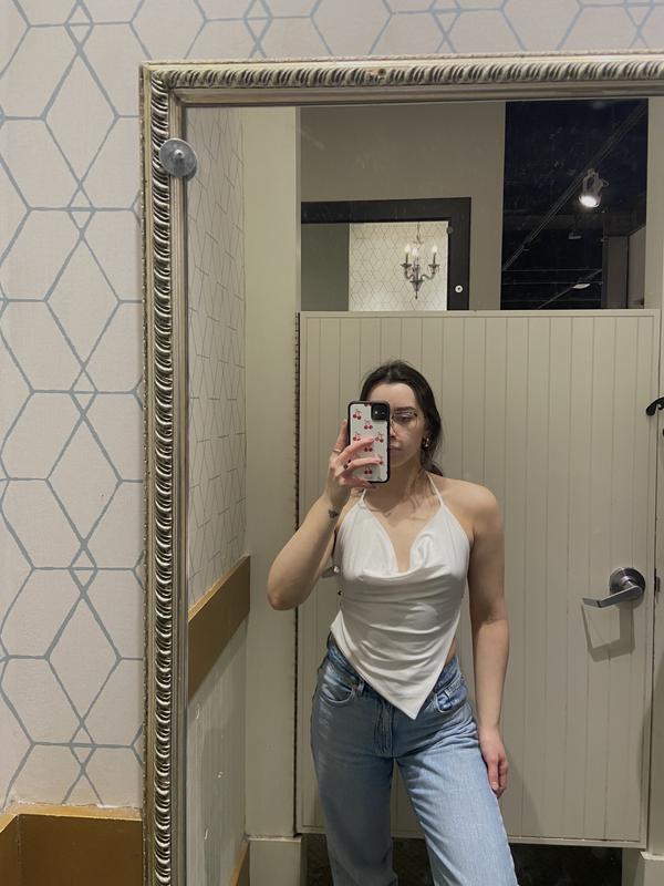 Slinky Cowl Halter Top