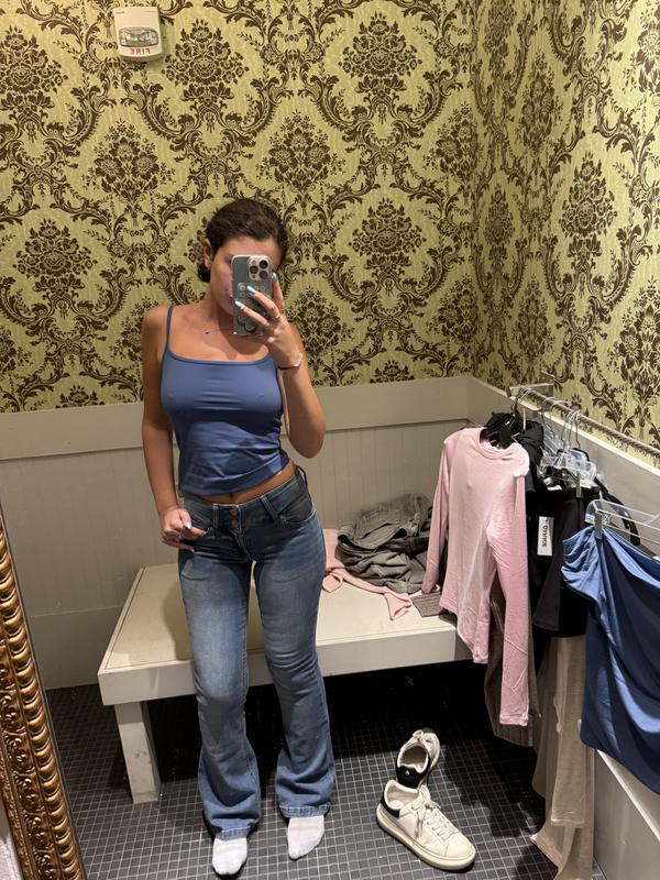 Low Rise Flare Jeans