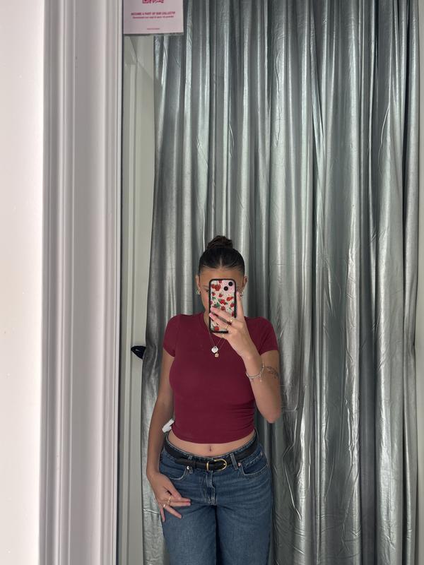 Crewneck Cropped T-Shirt