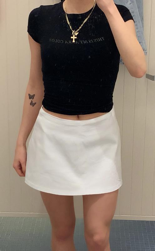 Paris A-Line Micro Skort