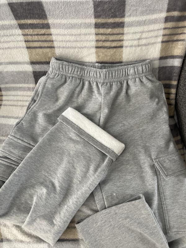 Fleece Cargo Sweatpant Greys