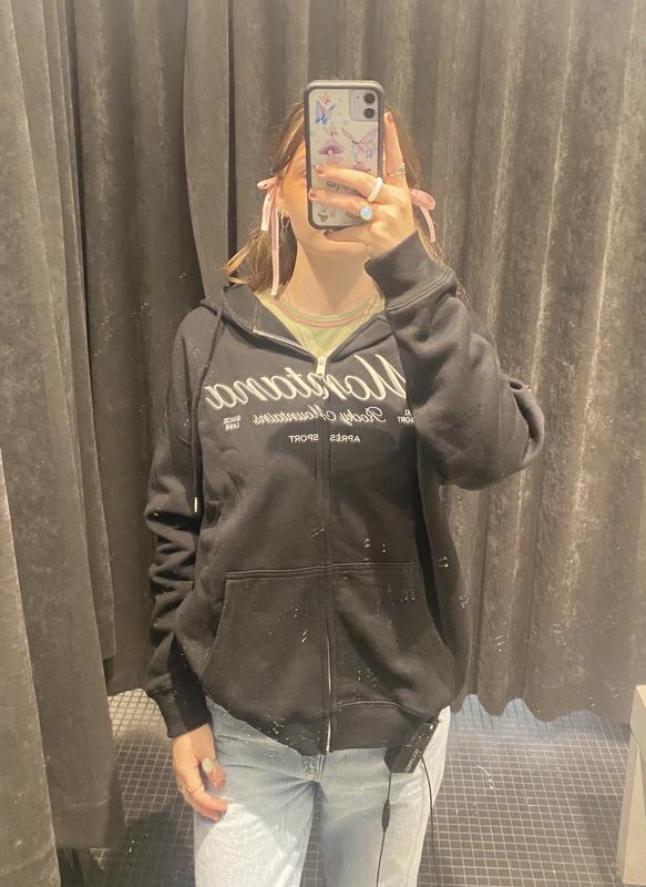 Oversized Hoodie Zippie Greys