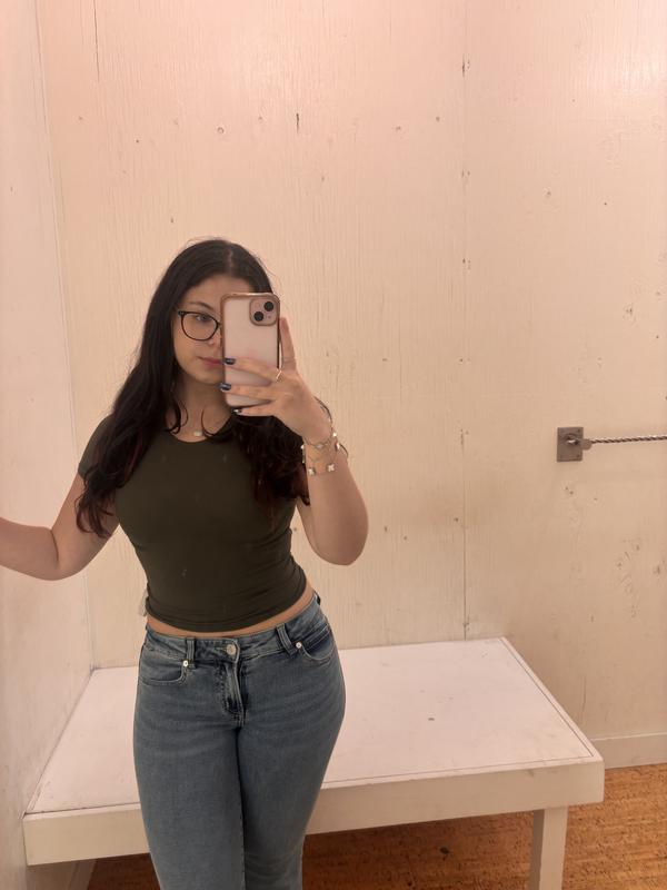 Crewneck Cropped T-Shirt