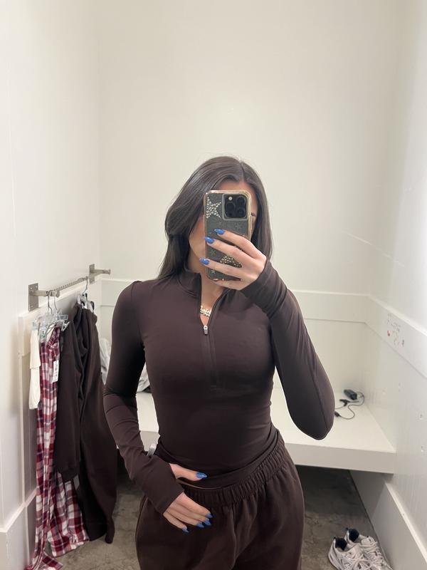 SoftActive Long Sleeve Half Zip Top