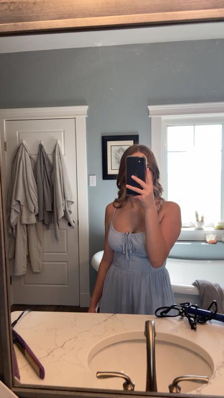 Kaia Cage Back Flare Dress