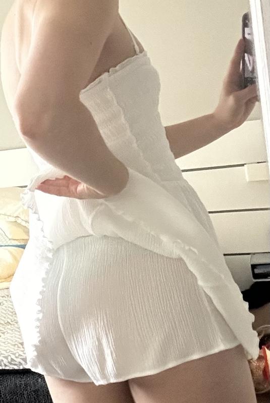 Kayley Smocked Tube Romper