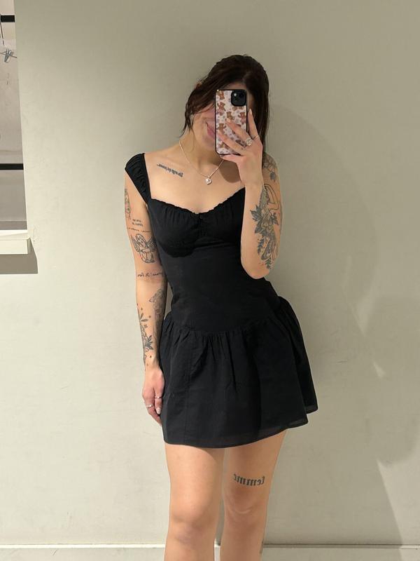 Milkmaid best sale black dress