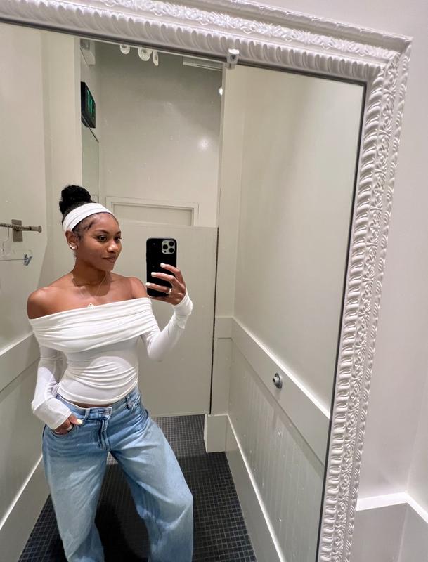 SexyCozy Off Shoulder Long Sleeve Top