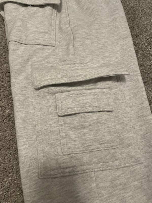 Fleece Cargo Sweatpant Greys