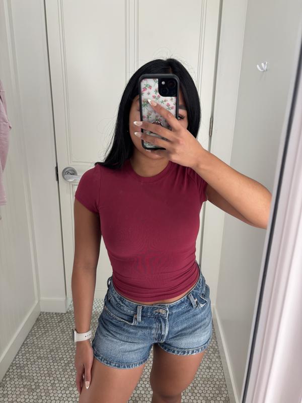 Crewneck Cropped T-Shirt