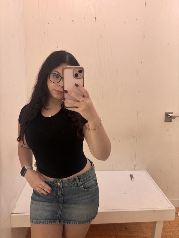 Crewneck Cropped T-Shirt