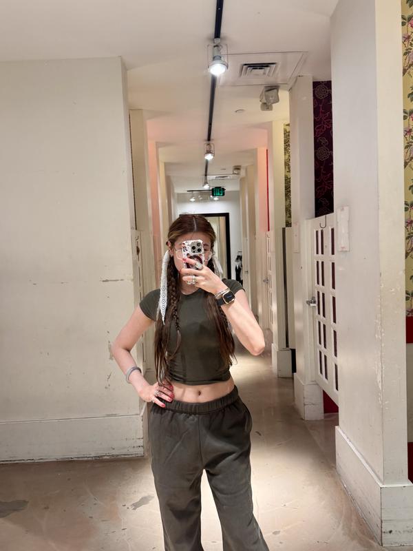 Crewneck Cropped T-Shirt