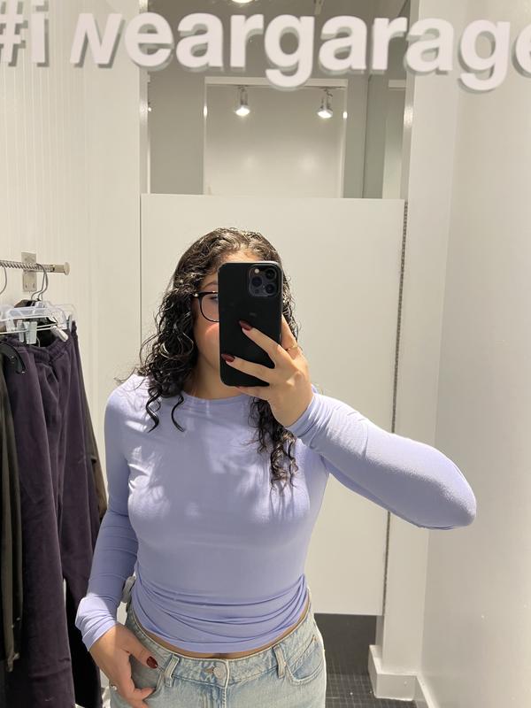 Smooth Long Sleeve Crewneck Top