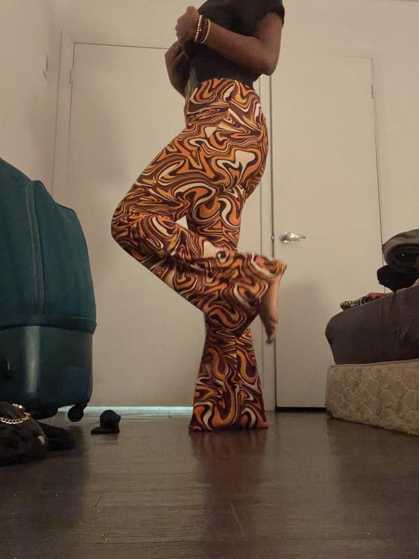 Odessa Flare Pant Brown | Garage