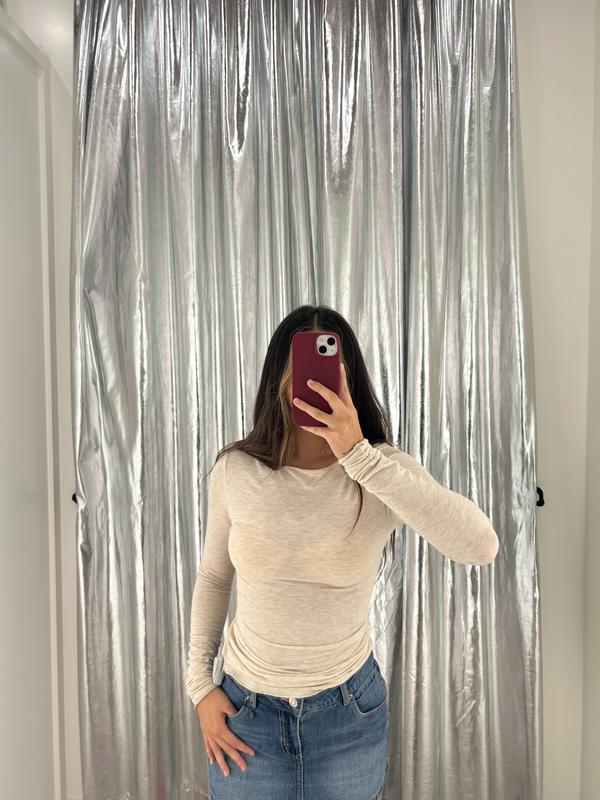 Cozy Boat Neck Long Sleeve Top