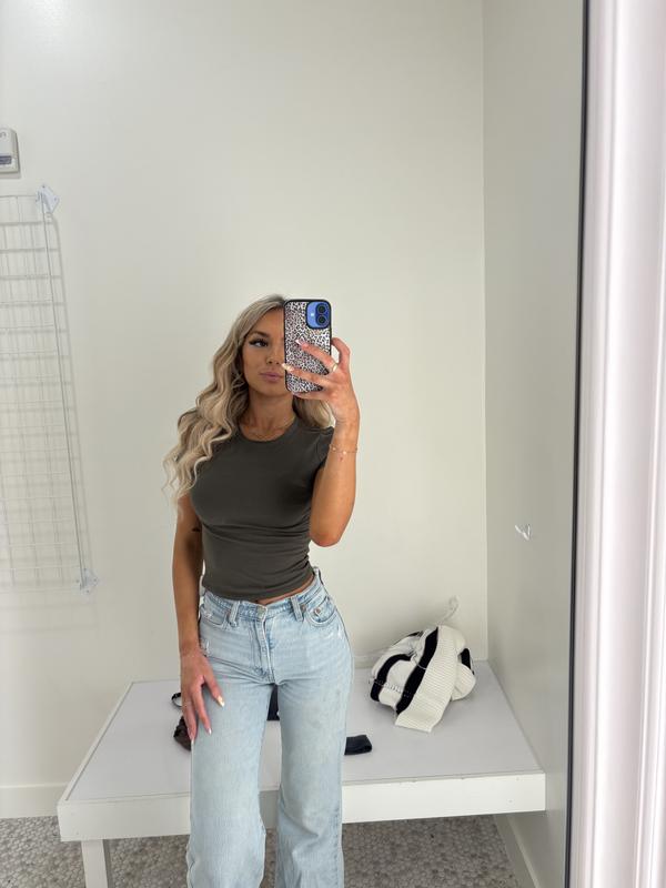 Crewneck Cropped T-Shirt