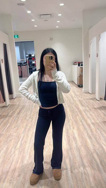 Waffle Flare Pants