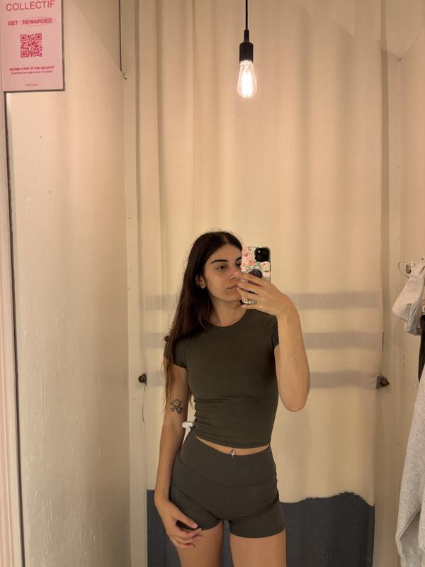Crewneck Cropped T-Shirt