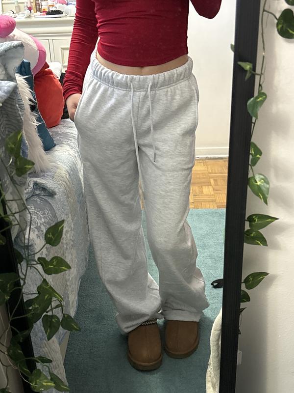 Buy Premium Fleece Wide Leg Sweatpants - Order Bottoms online 1122942500 -  PINK US