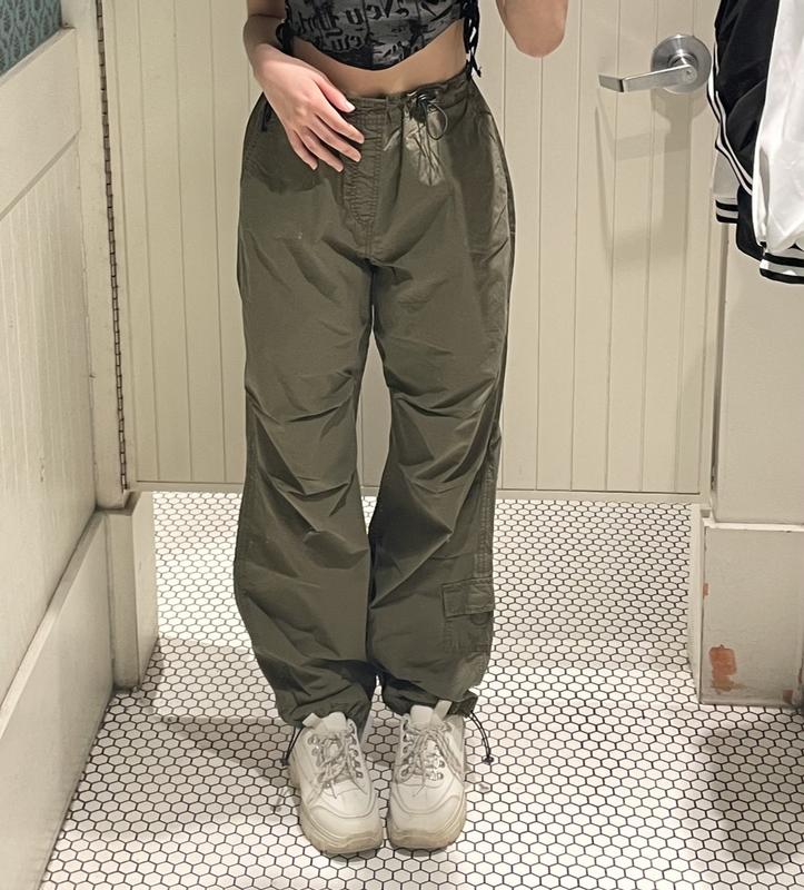 Parachute Cargo Pants in White - Glue Store