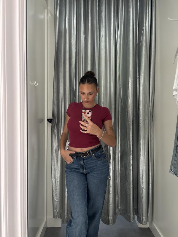 Crewneck Cropped T-Shirt