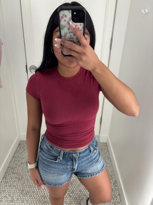 Crewneck Cropped T-Shirt