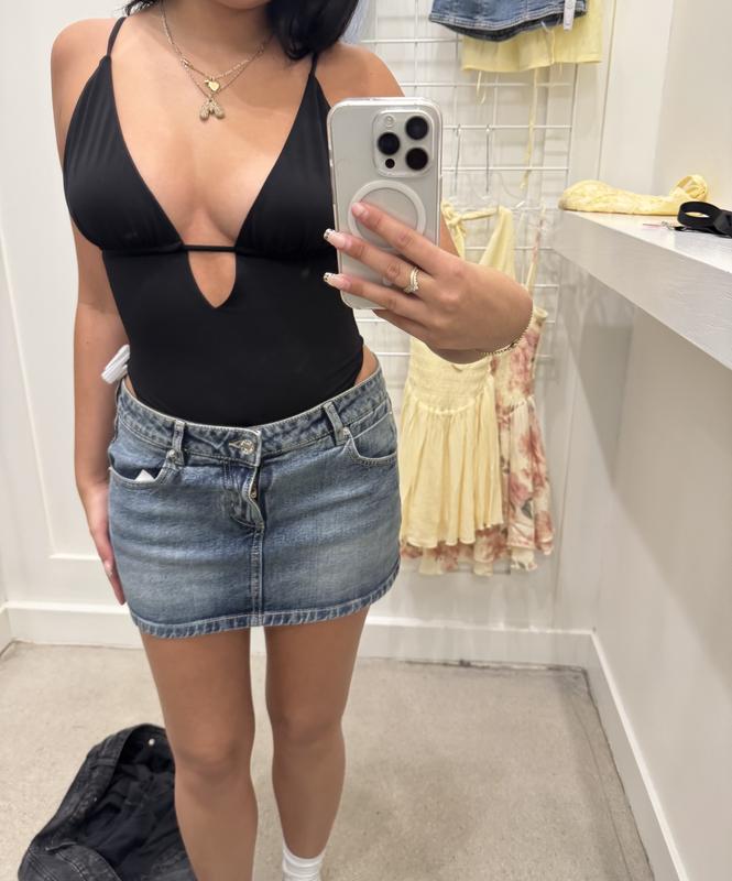 Plunge Tie Back Bodysuit