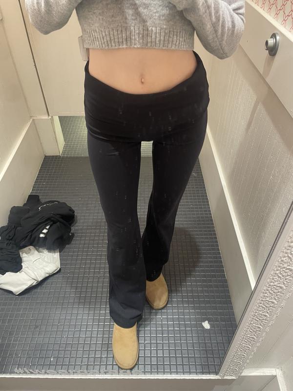 Fold Over Bootcut Legging