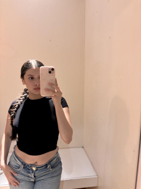 Crewneck Cropped T-Shirt