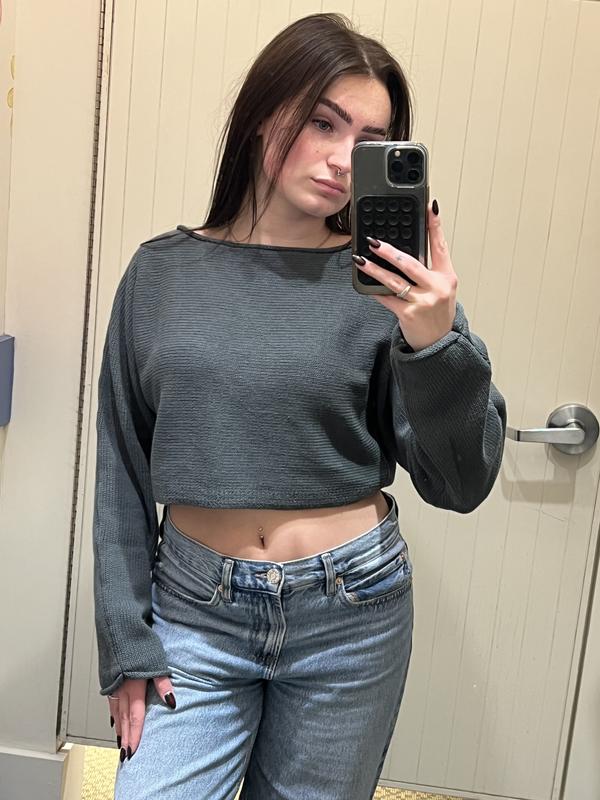 Supersoft Loose Crop Sweater