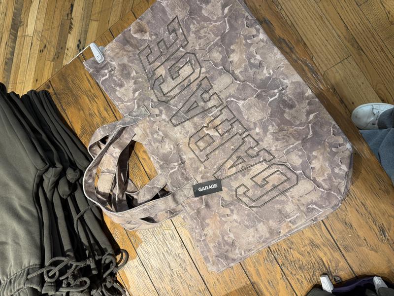 GARAGE Branded Tote Bag Green | Garage