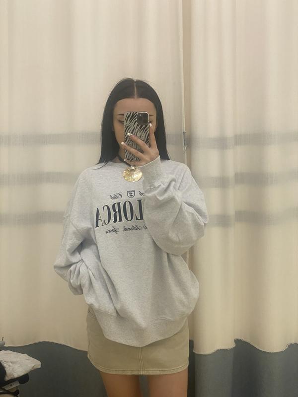 SoftTerry Oversized Crewneck Sweatshirt