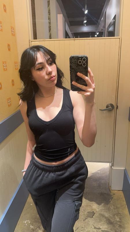 Sleek Deep V Neck Tank Top