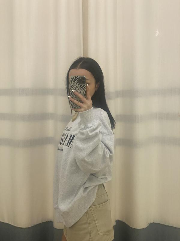 SoftTerry Oversized Crewneck Sweatshirt