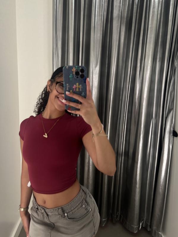 Crewneck Cropped T-Shirt