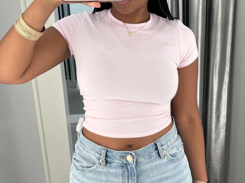 Crewneck Cropped T-Shirt