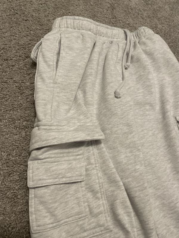 Fleece Cargo Sweatpant Blue