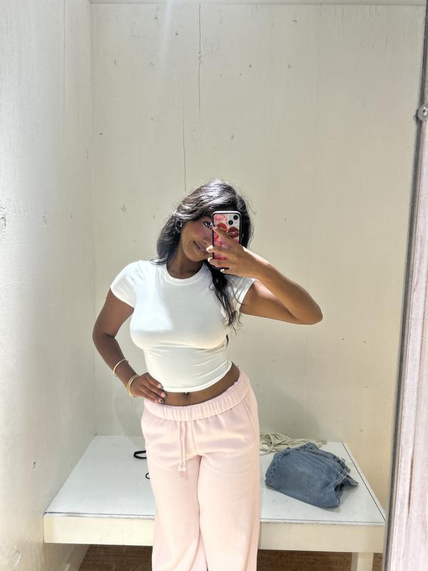 Crewneck Cropped T-Shirt