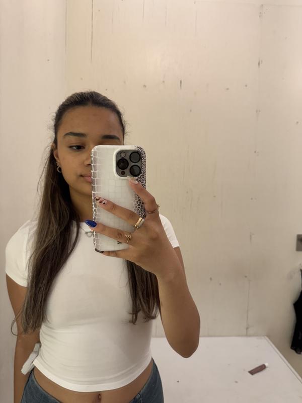 Crewneck Cropped T-Shirt