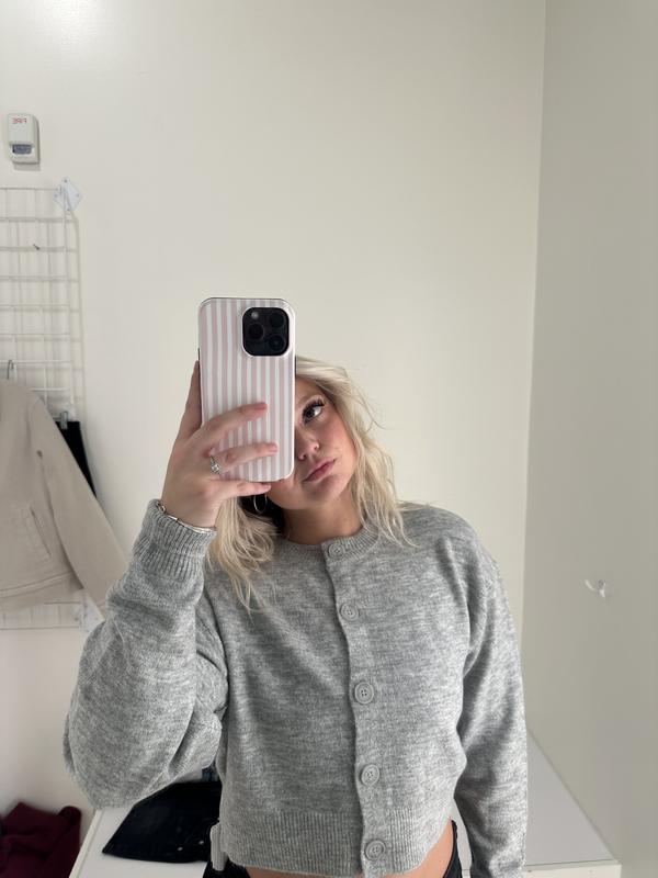 Renee Spongy Cropped Cardigan
