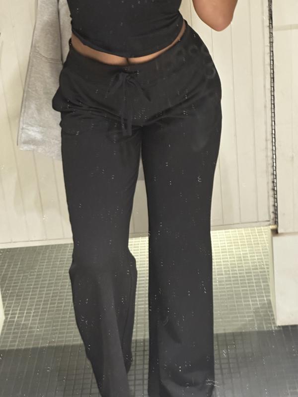 Stretch Terry Bootcut Pants