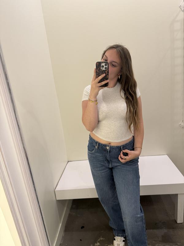 Crewneck Cropped T-Shirt